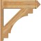 Ekena Millwork Merced Rough Sawn Arts and Crafts Outlooker, Western Red Cedar, 8"W x 30"D x 30"H OUT08X30X30MRC03RWR - alternate 3